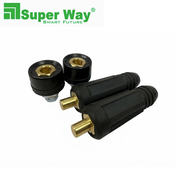 35-50 Welding Cable Plug and Socket Connector Set 300A Pack of 4