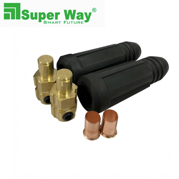 35-50mm² 300A Male Welding Cable Quick Connector Pack of 2