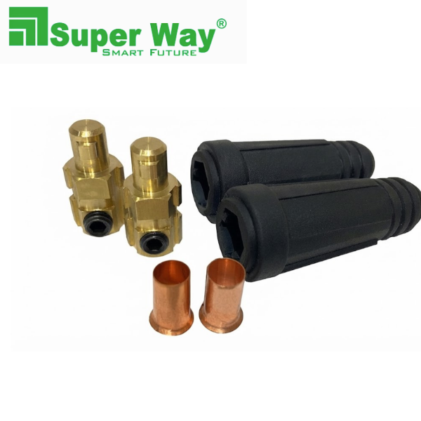 10-25mm² 200A Male Welding Cable Quick Connector Pack of 2