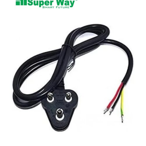 Welding machine power cable . 3 Pin Power Cable Mains Cord : 200amp. 250VAC – 3 meter Full Copper – High Quality [3pin industrial with plug and cable Gurd