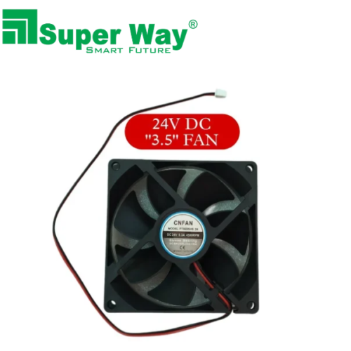 24V DC 3.5 Inch Fan